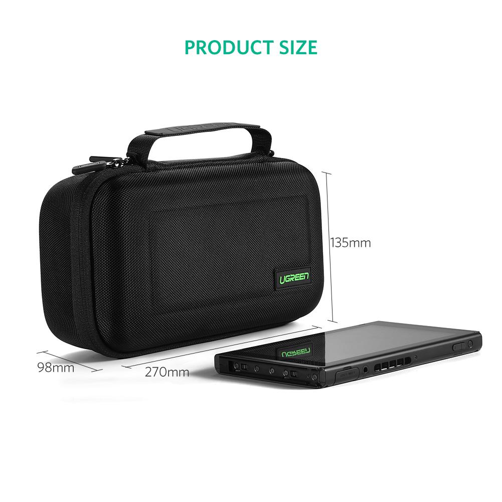 UGREEN Oxford Cloth Storage Bag Hard Shell Case for Nintendo Switch Game Console Shockproof Box, Size S UGREEN Oxford Cloth Storage Bag Hard Shell Case for Nintendo Switch Game Console Shockproof Box, Size S